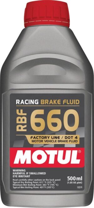 Motul RBF 660 Racing Brake Fluid, DOT 4