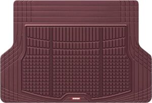 Motor Trend Rear Cargo Mat – Heavy-Duty Trimmable Trunk Mat