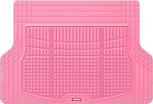 Motor Trend Rear Cargo Mat – Heavy-Duty Trimmable Trunk Mat