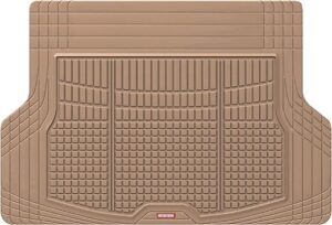 Motor Trend Rear Cargo Mat – Heavy-Duty Trimmable Trunk Mat