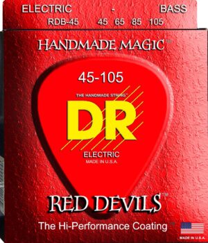 DR Strings Red Devils Extra-Life Coated Bass 45-105