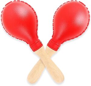 EASTROCK Red Professional Maracas With ABS Shells