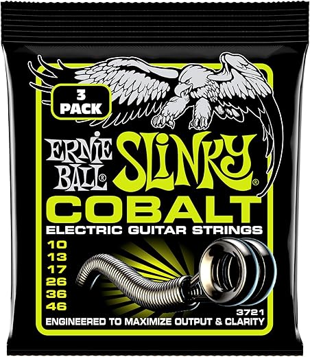 Ernie Ball Regular Slinky Cobalt Guitar Strings, P03721