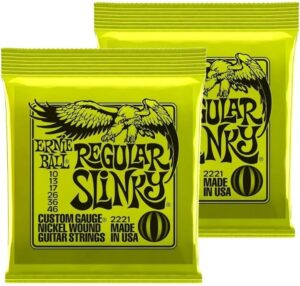 Ernie Ball Regular Slinky Nickel Wound Guitar Strings 10-46