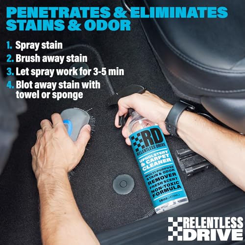 Relentless Drive Car Upholstery & Seat Cleaner Kit (16oz) - Image 5
