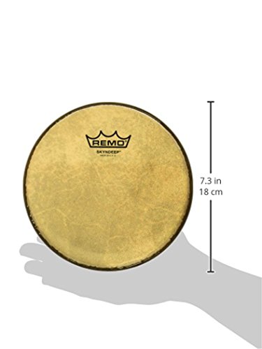 Remo Skyndeep Bongo Drumhead, Calfskin Graphic - Image 2