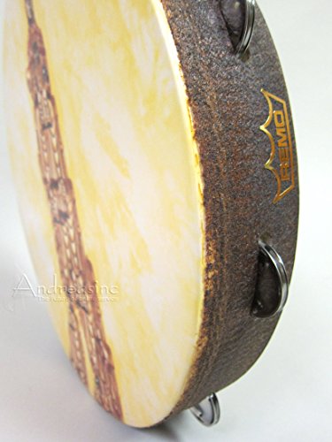 Remo Tambourine, 16" Dia, Black Madonna Graphic - Image 4