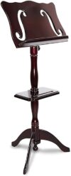 PAASHE Retro Heavy Wooden Music Stand Portable