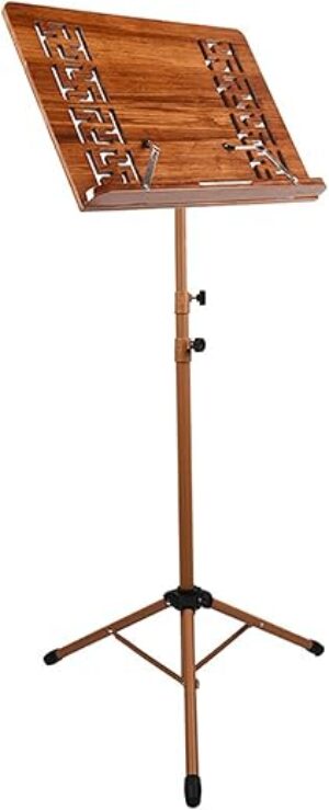 icVantA Retro Wooden Sheet Music Stand, Portable & Folding