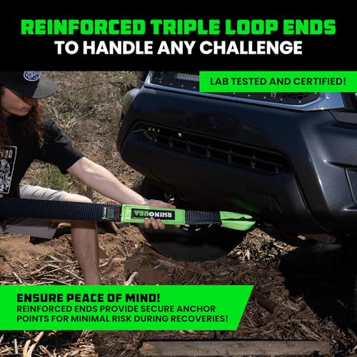 Rhino USA Recovery Tow Strap (3" x 20') - Image 3
