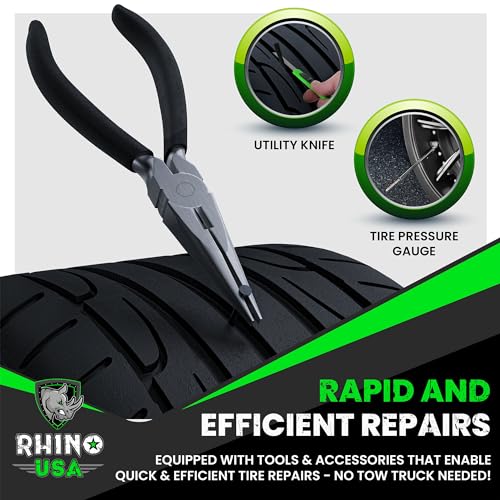 Rhino USA Tire Plug Repair Kit (86-Piece) - Image 4