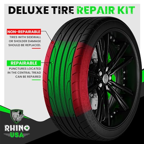 Rhino USA Tire Plug Repair Kit (86-Piece) - Image 2
