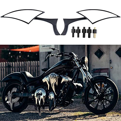 Rich Choices Motorcycle Spear Blade Rear View Mirrors - Image 5
