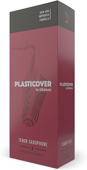 D'Addario Rico Plasticover Tenor Saxophone Reeds 5-Pack