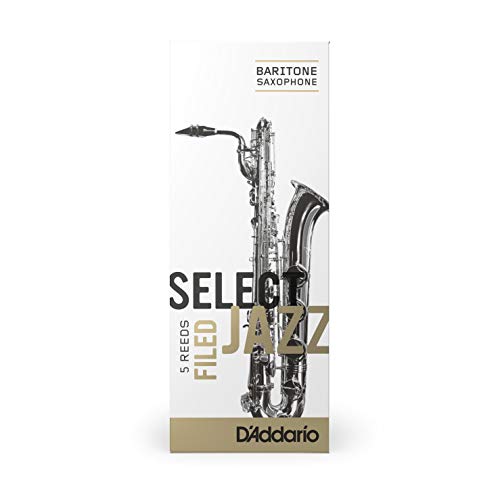 Rico Select Jazz Baritone Sax Reeds, Filed - Image 2