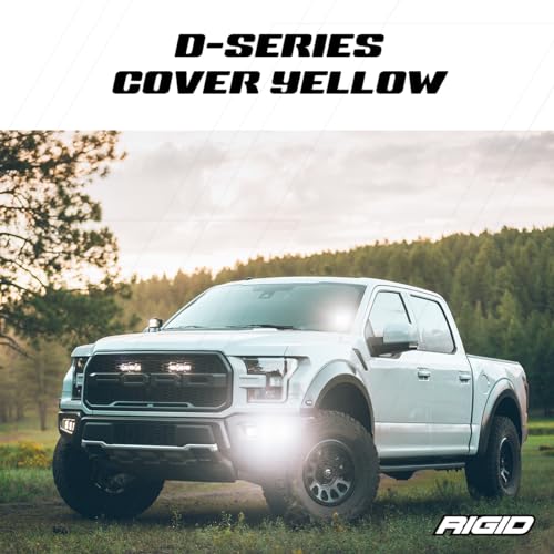RIGID Light Cover (D-Series, 3", Amber) - Image 2