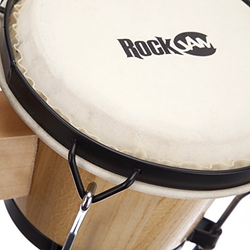 RockJam Bongo Drum Set With Padded Bag - Image 5