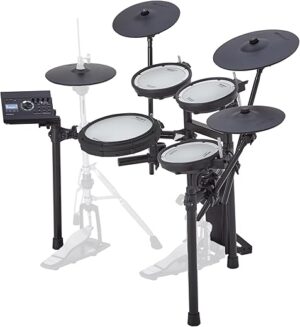 Roland Roland V Quiet 5-Piece Electronic Crashes, Ride & Hi-Hat Mounted On Acoustic Stand TD-17KVX2 Ultimate Generation 2 Drums Kit