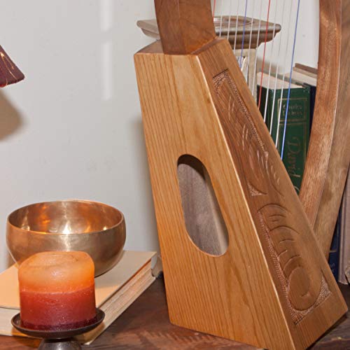 Roosebeck 12-String Celtic Style Baby Harp, Walnut - Image 5