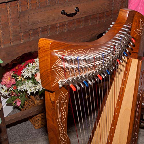 Roosebeck 22-String Heather Harp With Levers - Image 3