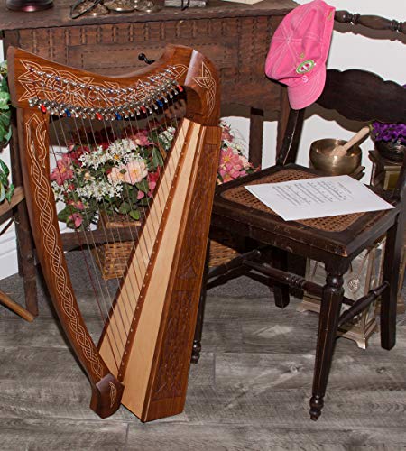 Roosebeck 22-String Heather Harp With Levers - Image 2