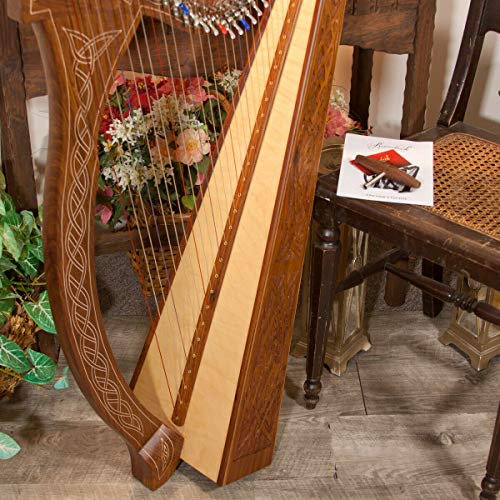 Roosebeck Minstrel Harp 29-String With Accessories - Image 3