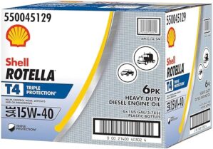 Shell Rotella Rotella T4 15w40 Motor Oil – 6 Pack