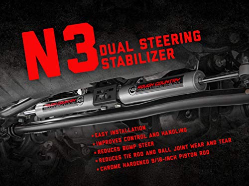 Rough Country N3 Dual Steering Stabilizer 8749530 - Image 3