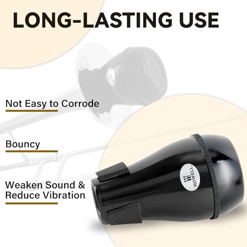 ROWELL Trombone Mute With High Density Sponge - Image 5