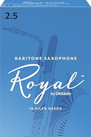 D'Addario Royal Baritone Saxophone Reeds - Strength 2.5