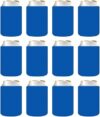 QualityPerfection Royal Blue Beer Can Cooler Sleeves
