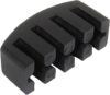 MIHEY Rubber Cello Practice Mute, Black