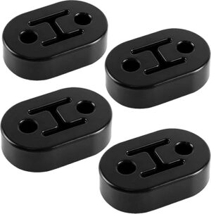 SINGARO Rubber Exhaust Hanger, 2 Holes, 4PCS