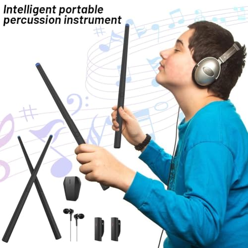 rujjftsy Virtual Reality Portable Air Drum Kit - Image 3