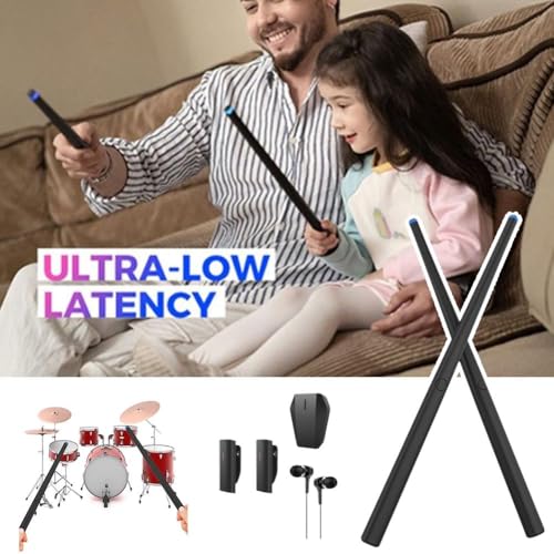 rujjftsy Virtual Reality Portable Air Drum Kit - Image 4
