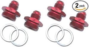 Edelbrock Russell 640220-6 AN Red Carburetor Adapter