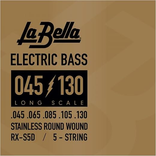 La Bella RX-S5D Long Scale Bass String