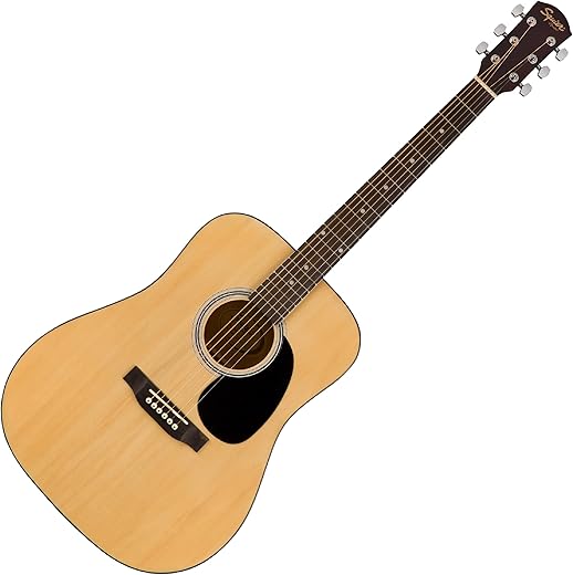 Squier SA-150 Acoustic Guitar, Glossed Natural Finish