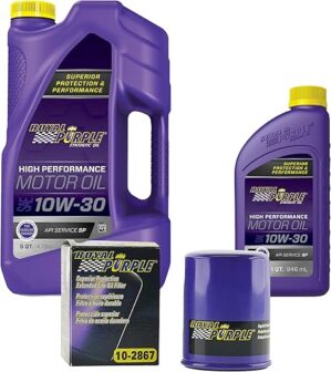 Royal Purple SAE 10W-30 Synthetic Motor Oil & 10-2867 Filter