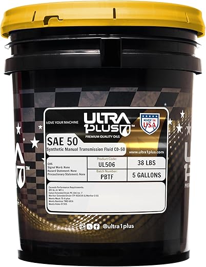 ULTRA 1PLUS SAE 50 Full Synthetic Transmission Fluid CD-50