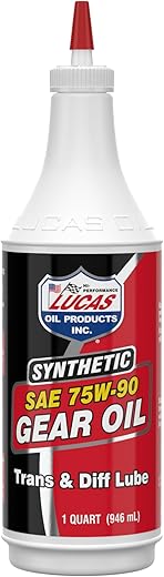Lucas Oil SAE 75W-90 Synthetic Gear Oil - 1 Quart