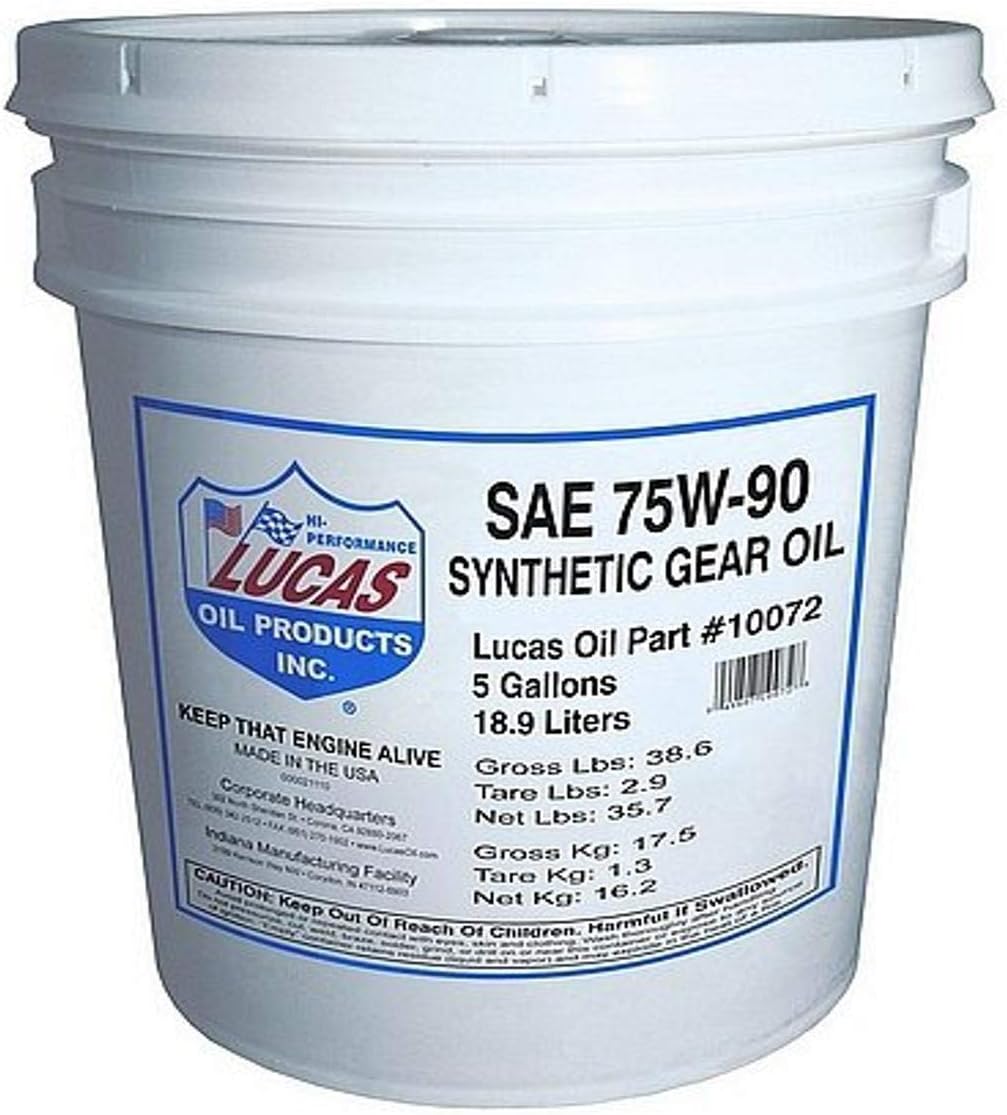 Lucas Oil SAE 75W-90 Synthetic Transmission Lube