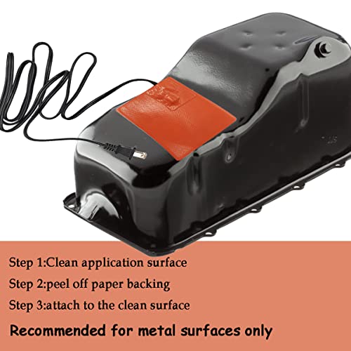SEINOK Car Engine Silicone Heater Pad, 150W 120V - Image 5