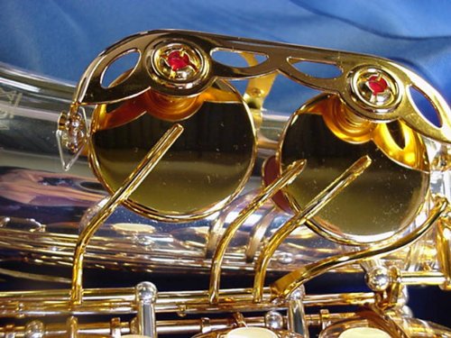 SELMER Silver & Gold Alto Sax With Mpce - Image 4