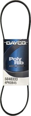 Dayco Serpentine Belt 5040333, Black