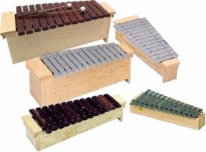 NC Set 1, 5 Orff Instruments Rosewood Xylophones