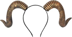 KOGOGO Sheep Horn Cosplay Headwear Halloween Costume