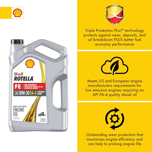 Shell Rotella T5 FE 10W-30 Diesel Engine Oil - Image 4