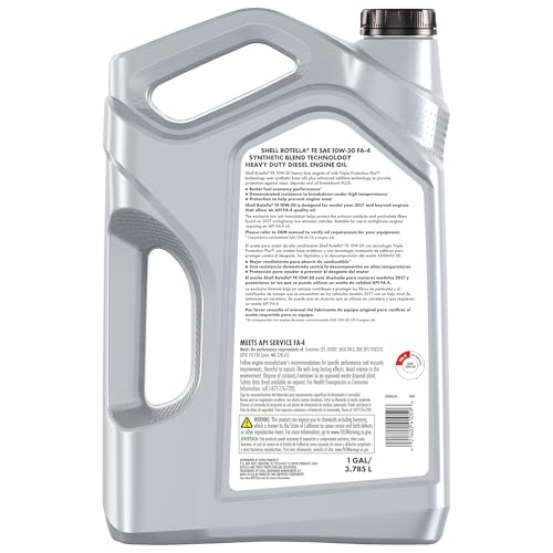 Shell Rotella T5 FE 10W-30 Diesel Engine Oil - Image 2