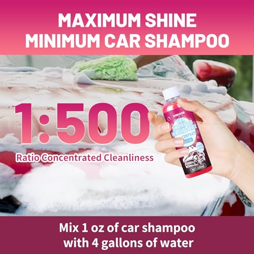 SHIELDOM Car Wash Soap & Nano Sparkle Wax - Image 3